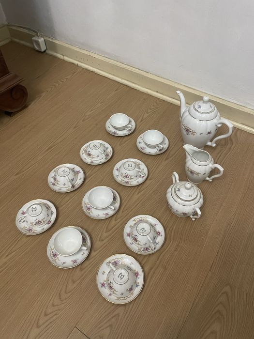 Conjuntos de Chá e Café Antigos - Vista Alegre, Coimbra SP, Outro