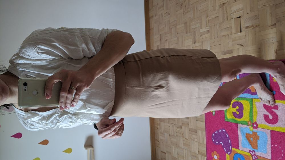 Elegancka sukienka do pracy, biura Orsay 36 chrzciny do karmienia
