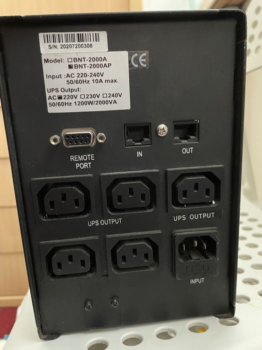 Безперебійник ИБП Powercom BNT-2000AP