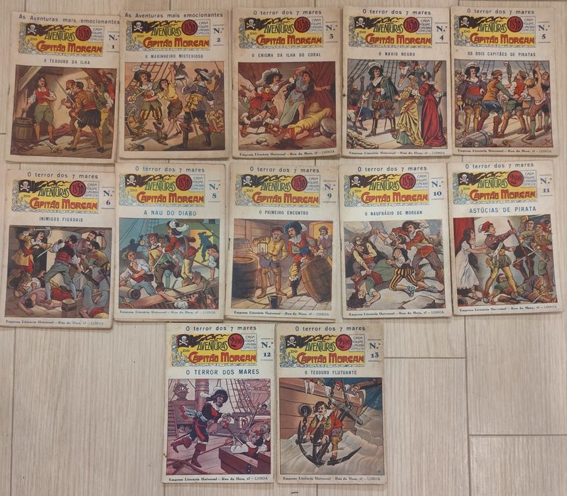 As Aventuras do Capitão Morgan – Coleção Antiga (N.º 1 ao 13) | Venda Individual
