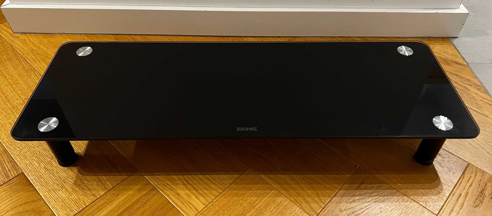 Duronic szklana podstawka pod monitor, telewizor, DM052-4 czarna