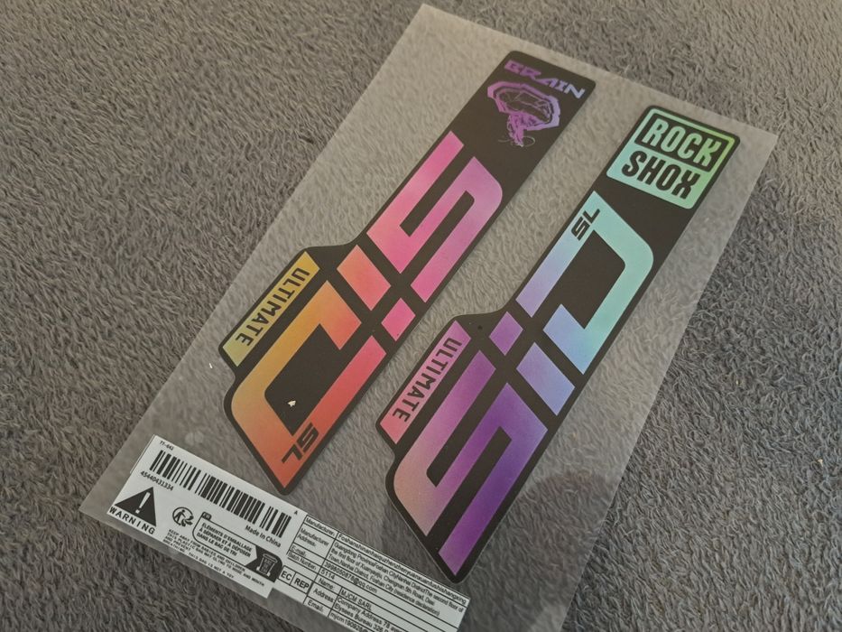 RockShox SID Naklejki do amortyzatora Kolorowe NOWE