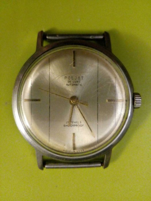 часы годинник Полёт  1967 год,  POLJOT DE LUXE AUTOMATIC, чайка ссср