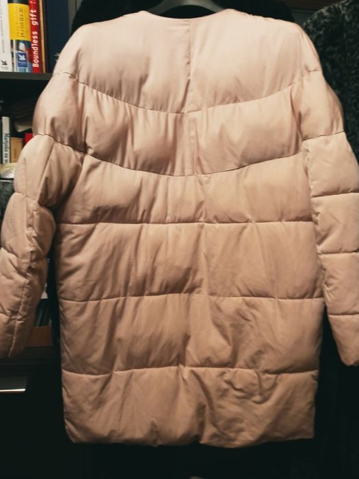 Kurtka damska XL mango lekki roz prosta