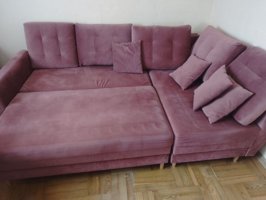 Narożnik z funkcją spania