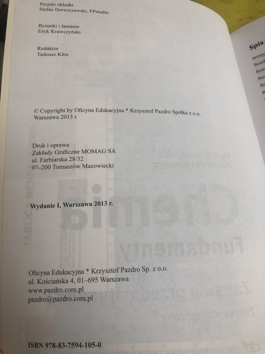 Chemia zadania przedmaturalne 3 cz. Piotr Kosztołowicz