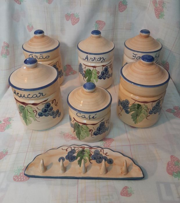 Conjunto de potes de cozinha