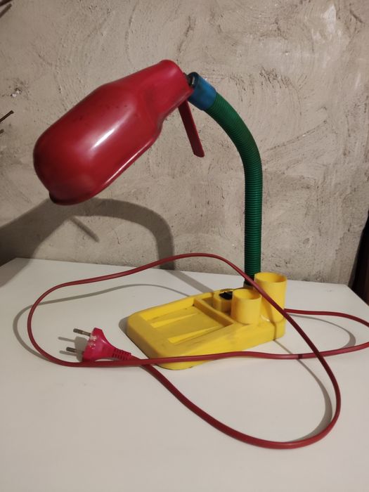 Lampka nocna ZESI Nowe LB-3 biurkowa z czasów PRL-u Vintage