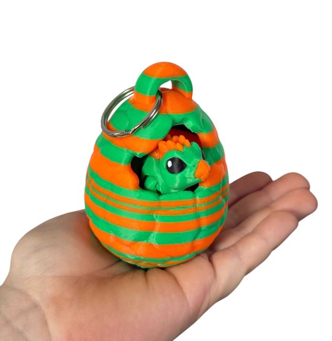 Mini Dinozaur w Jajku – przegubowy, ruchoma figurka, niespodzianka