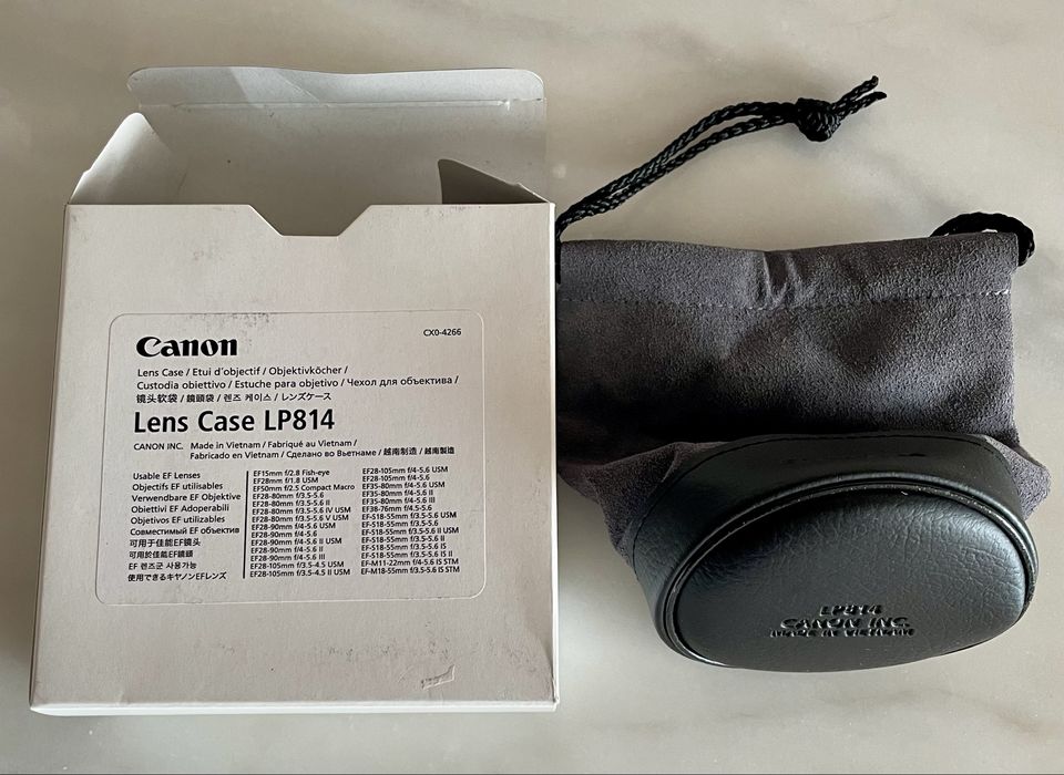 Estojo para Objetiva Canon LP814.