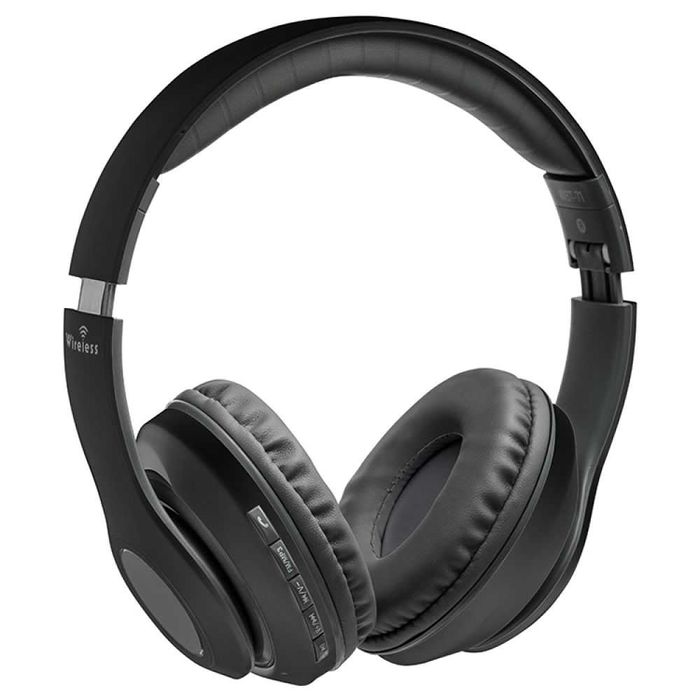 Великі накладні блютуз наушники Walker WBT-71 black 6 год музики