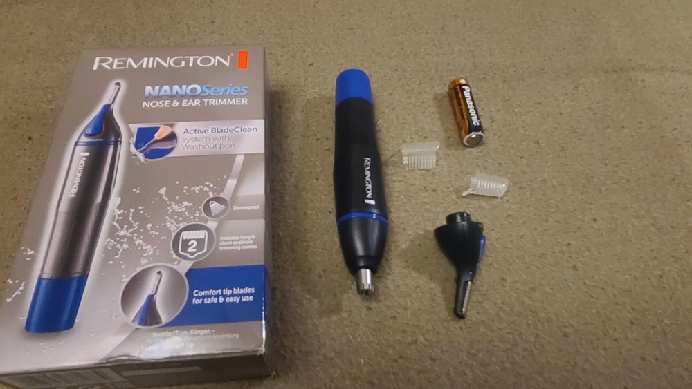 Тример для носа і вух Remington NE3850 4 насадки вологе очищ. 2Вт нове