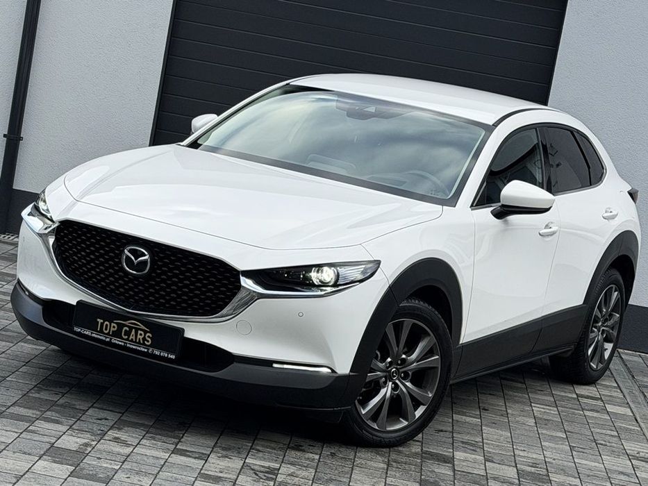 Mazda CX-30 MODNY Biały !  FULL LED ! VOLL OPCJA ! Skóra ! HEAD UP ! Alus18