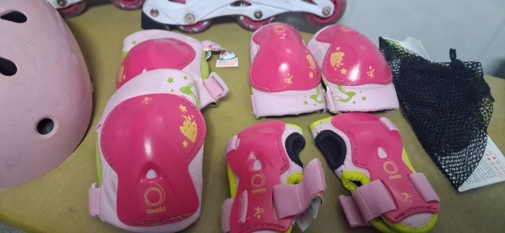 Patins em linha de menina