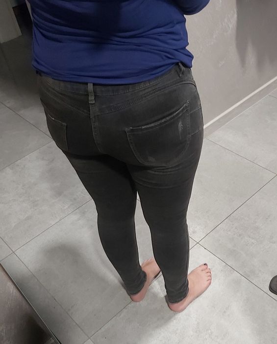 Spodnie damskie jeansowe push up
