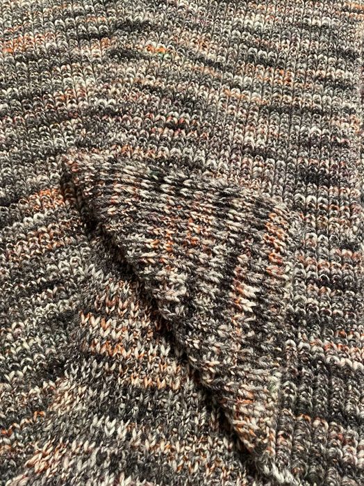 Gruby damski szalik Wool&Co z wełną Made in Italy