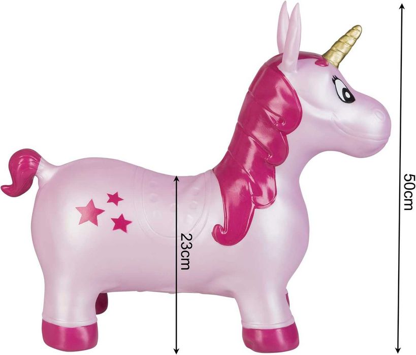 IDENA dmuchany skoczek jednorożec dla dzieci