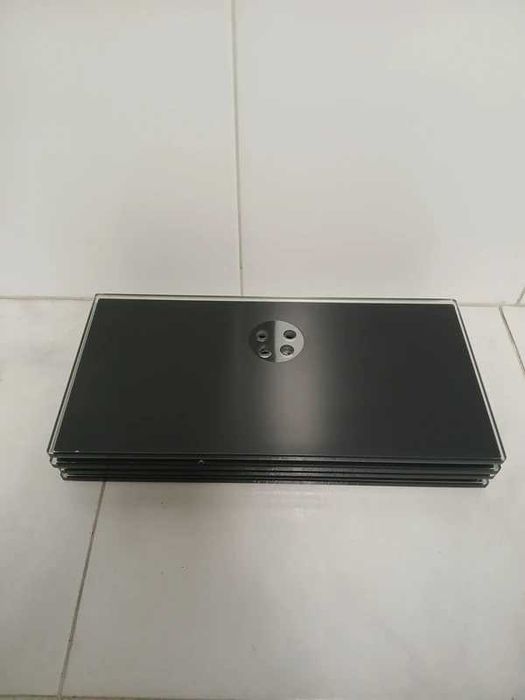 Prateleiras Estantes Bases em Vidro Pretas Shelf Glass