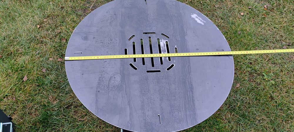 Piecyk Rakietowy XL, malowany,uchwyty, płyta grzewcza, Komin