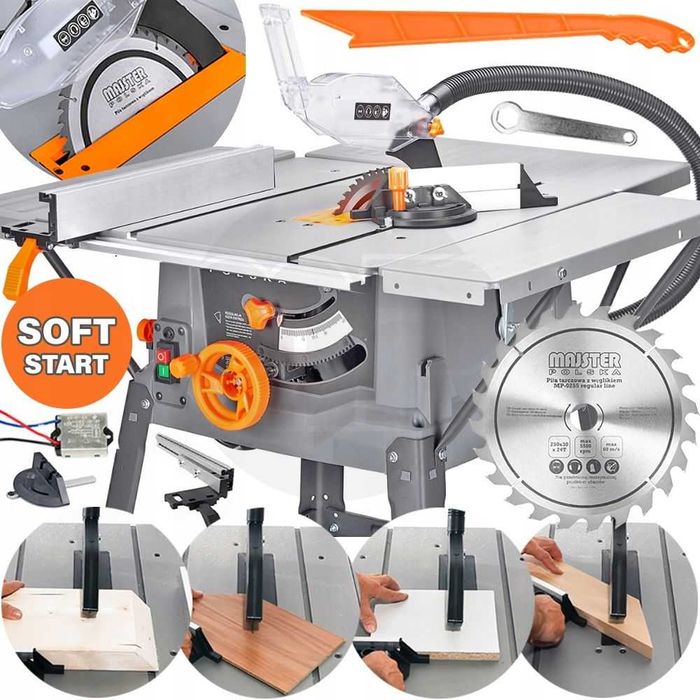 Piła Stołowa Przecinarka Krajzega MP0001 * Soft Start * 3400W * NOWA * GW24