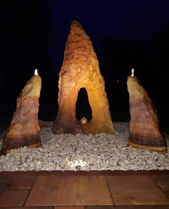 FONTANNA,KAMIEŃ, kamienie do ogrodu. Fontanny. Monolity