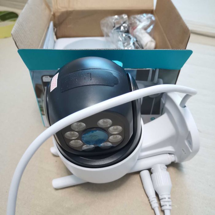 5 Мп камера вулична, поворотна WiFi з автослідкуванням звуком для дома