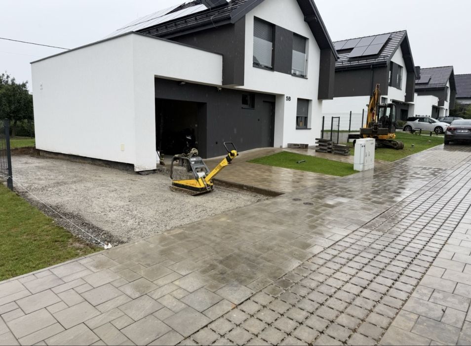 Utwardzanie dróg, podjazdów, parkingów