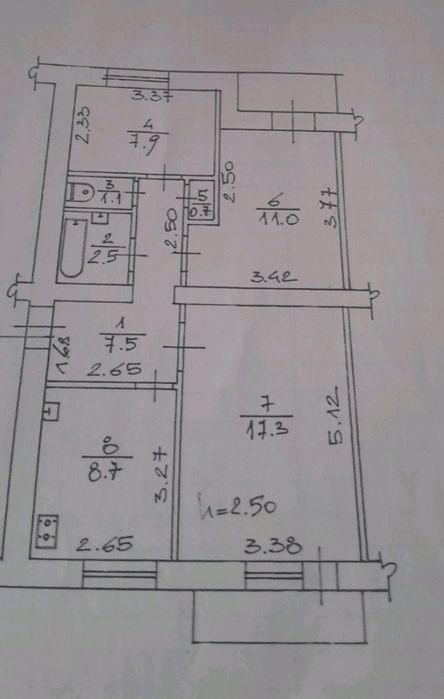 Трикімнатна в Здолбунові