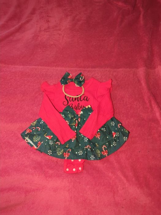 Новорічна боді-сукня