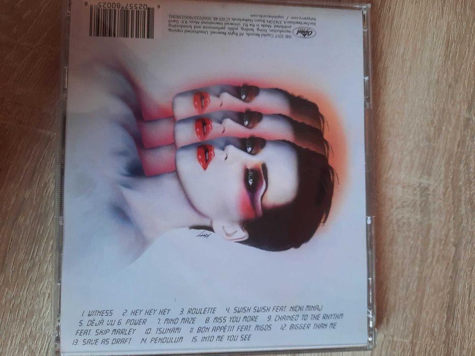 katy perry witness płyta cd