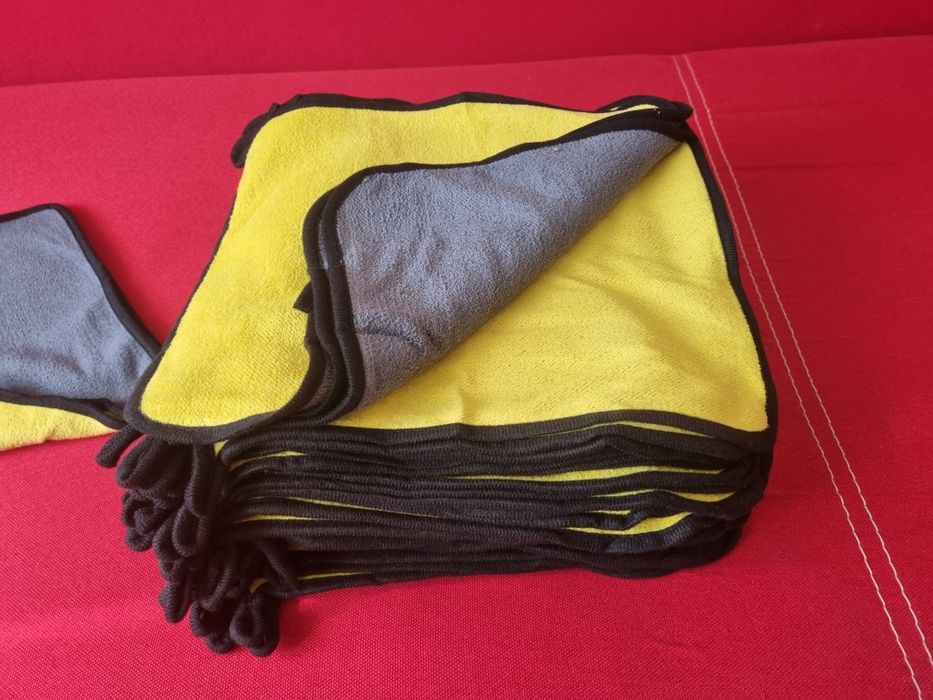 Zestaw do auta ściereczki microfibra 10szt   Duże+Małe  60cm i 30cm