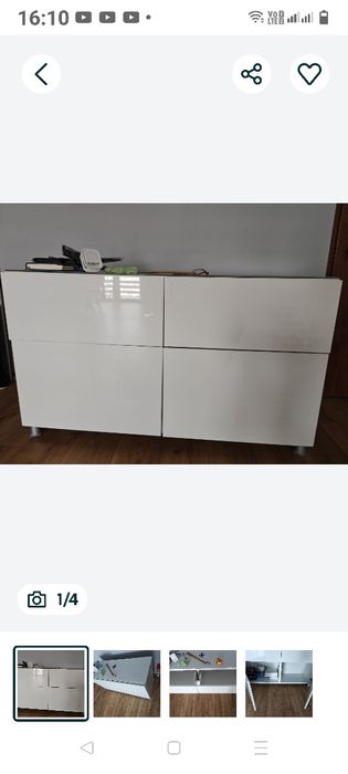 Szafa regał komoda stolik regał biały  meble