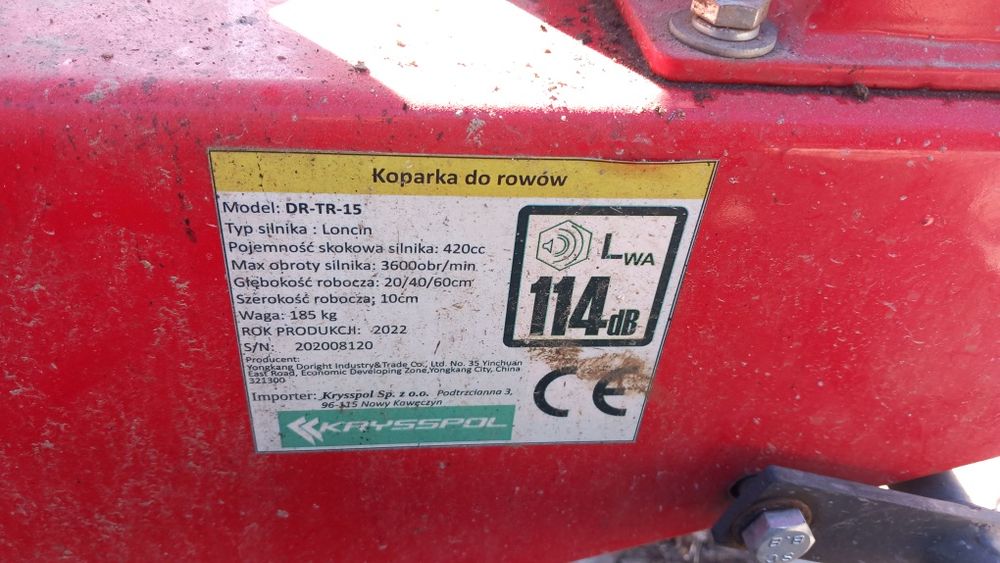Koparka łańcuchowa DR-TR-15
