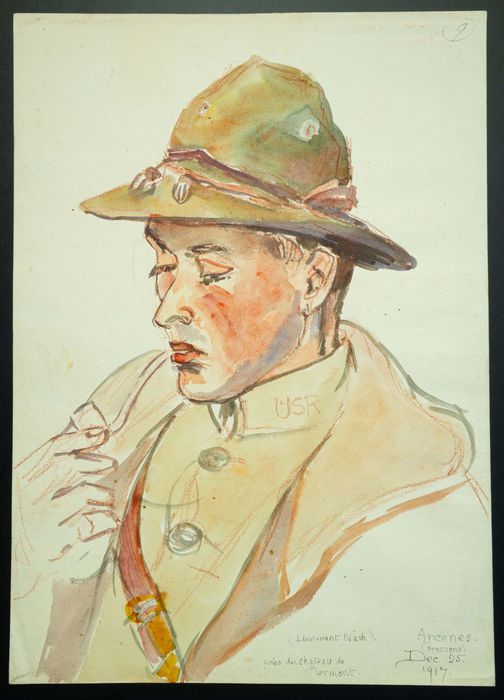 Conjunto de 6 pinturas originais E. Bryham Parsons