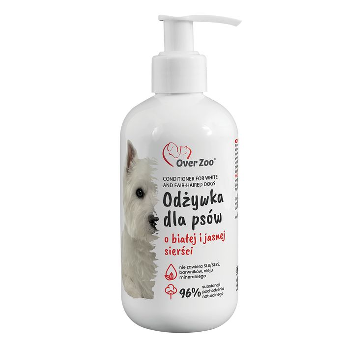 Odżywka Dla Psa Do Białej Sierści 240ml Rozjaśniająca Puszystość Runo Zoojoy