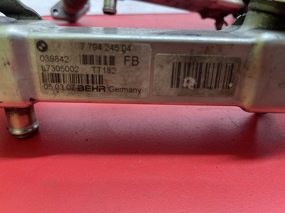 Радиатор Трубка ЕГР BMW X5 E53 E70 теплообменник EGR БМВ Х5 Е53 Е70