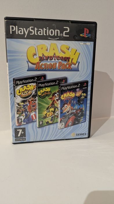 Crash Bandicoot action pack ps2