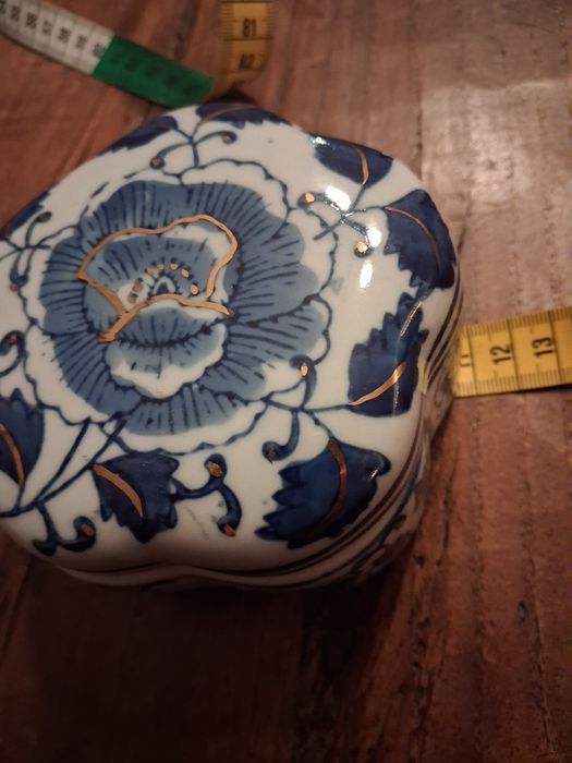 Caixa procelana flor