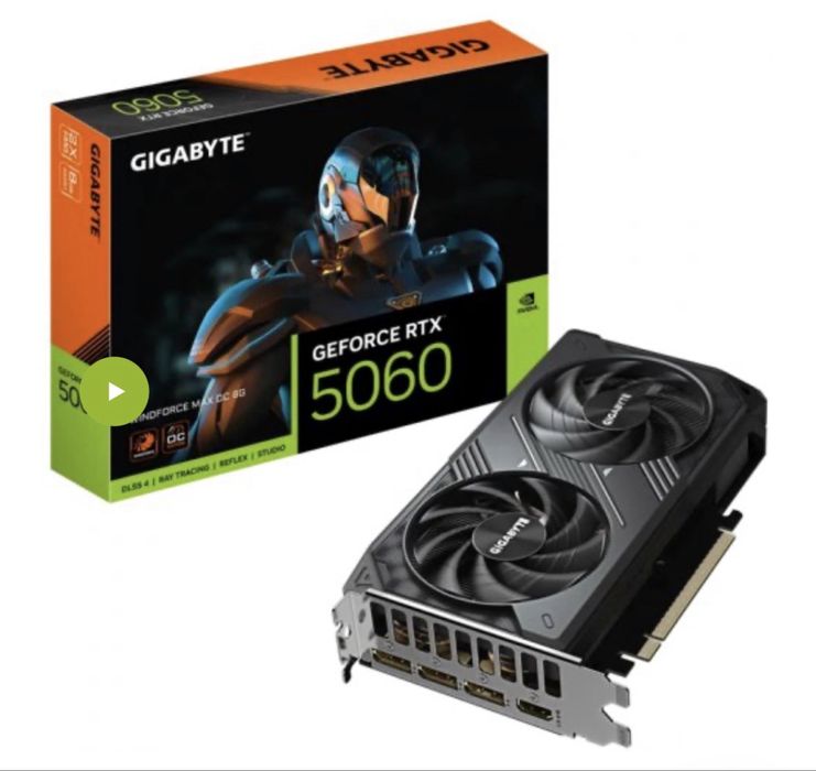 Игровая видеокарта rtx 5060 8 gb , новая