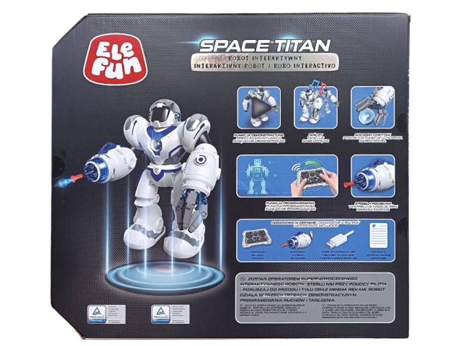 Interaktywny zdalnie sterowany Robot - Space Titan