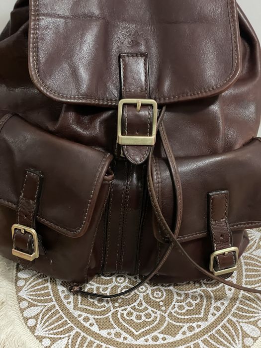 Mochila Katana em couro bovino, K 32543