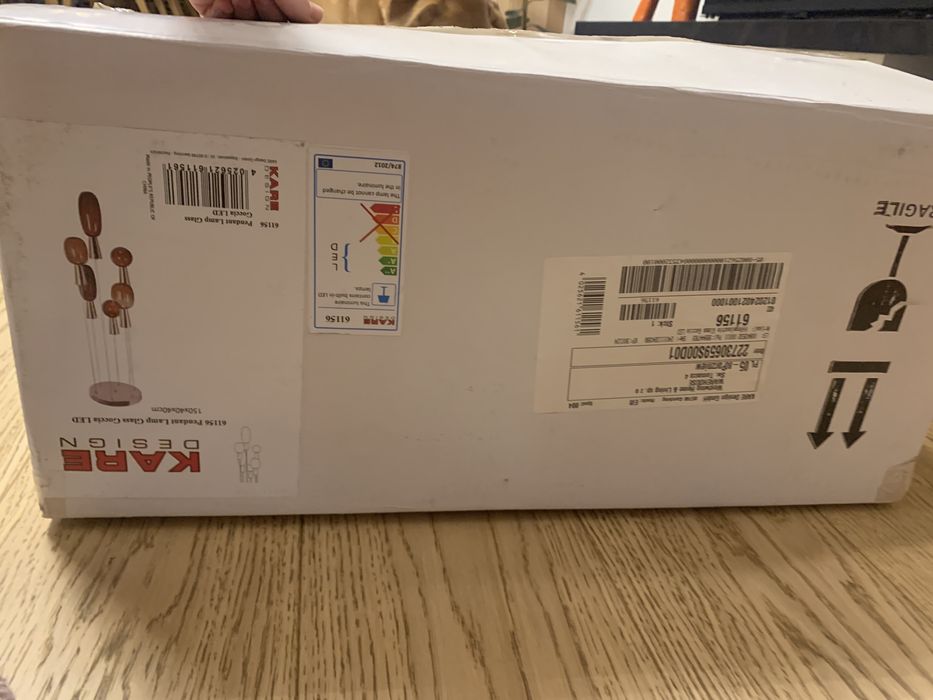 pendant lamp glass goccia led