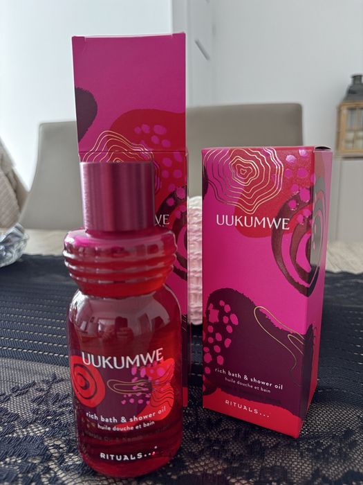 Rituals Uukumwe olejek pod prysznic 2x 200ml szklany flakon edycja limitowana