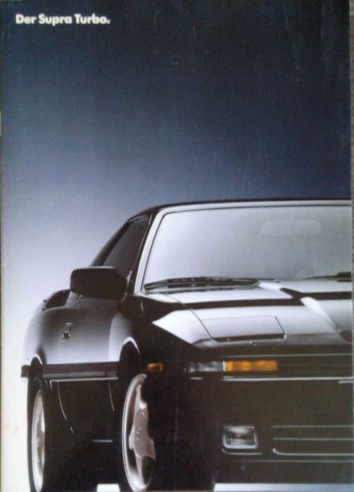 Toyota Supra Folder Prospekt