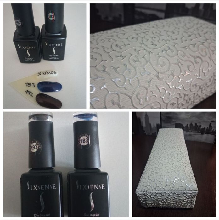 2 - Verniz Gel  Sixsense cor 10ml + Descanso  mão