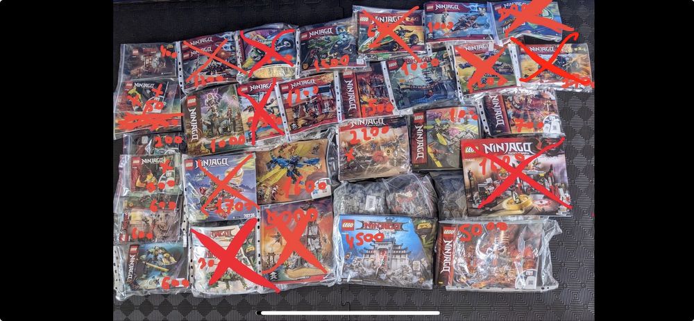 Lego Ninjago, City, Marvel, DC набори під інструкцією