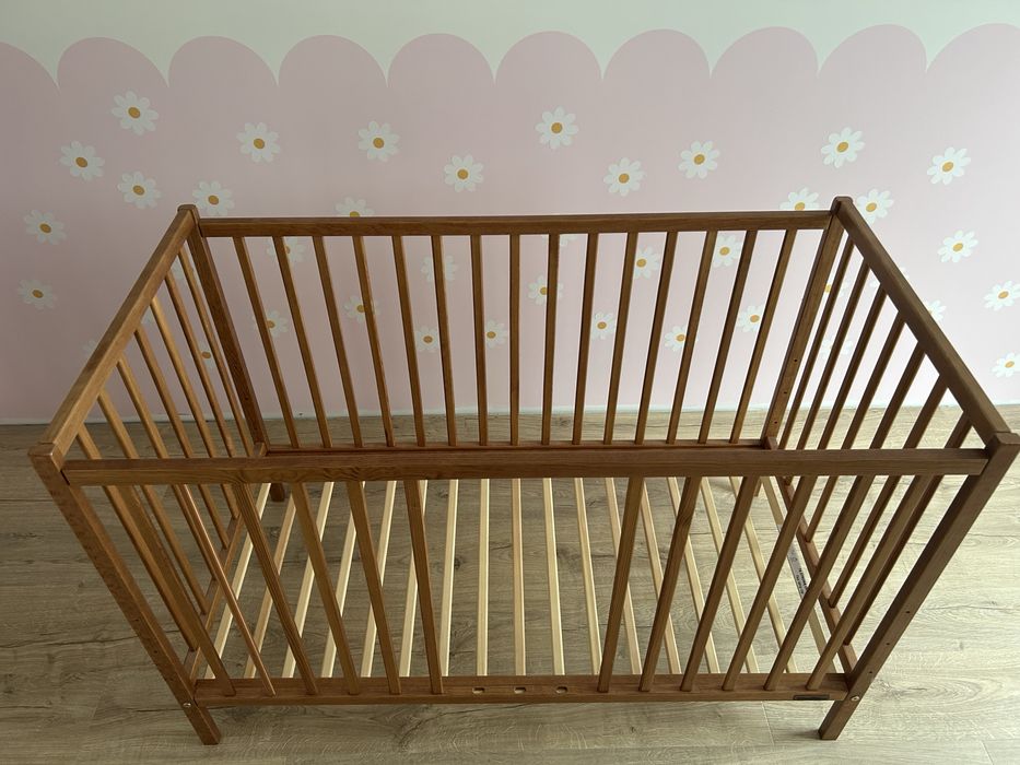 Łóżeczko niemowlęce Stardust Cot 120x60 Craft vintage + materac  Babysense
