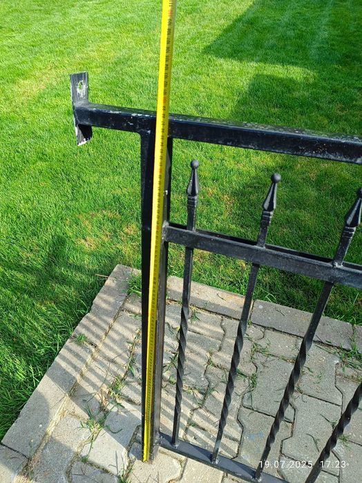 balustrada kuta, malowana proszkowo