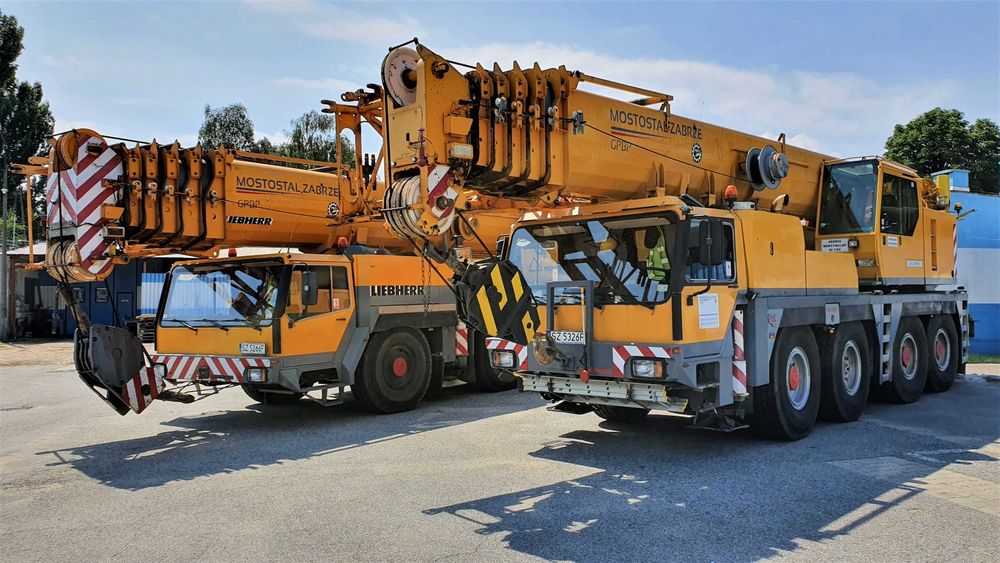 Wynajem dźwigu / żurawi 35t, 50t, 70t, 90t, 120t / Manitou MRT2260