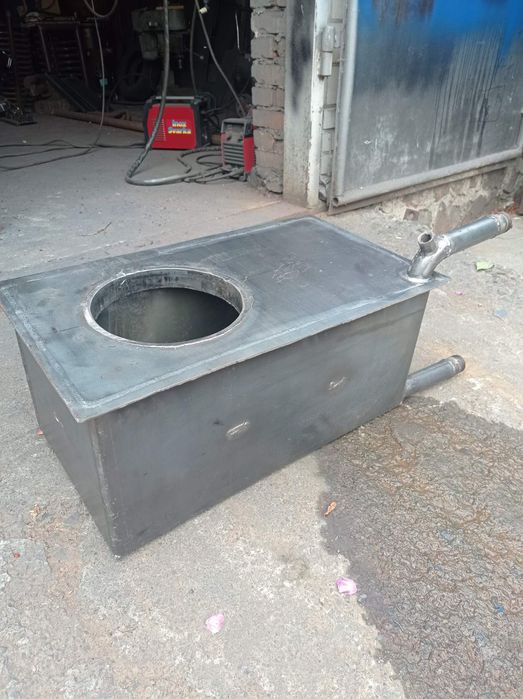 Котел теплообмінник в піч грубу плиту буржуйка